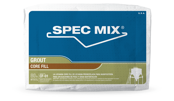 Spec Mix CF-02 Coarse Core Fill Grout 80lb Bag - Masonry Tools & Supplies